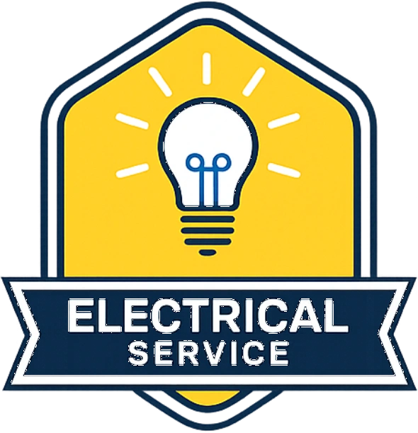 Electrical service badge